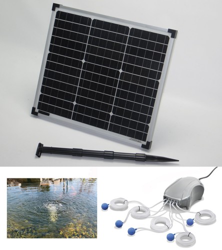 Aeratore solare per laghetto
