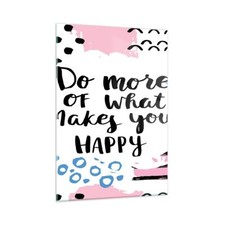 Quadro su Vetro 50x70cm Parole