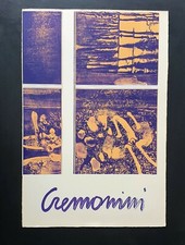 Leonardo Cremonini  "Le parentesi dell'estate " Litografia del 1968 Bisonte