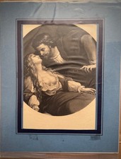 Antica stampa francese  -con passepartout- '800