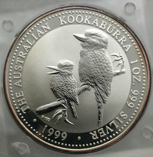 - AUSTRALIA  1 DOLLAR 1  $  1999 2 OZ.  FDC KOOKABURRA