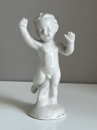 Scultura porcellana bianca - scultura,
