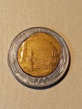 RARA Moneta Repubblica Italia 500 Lire 1982 VARIANTE ERRORE DI CONIO (CC15)