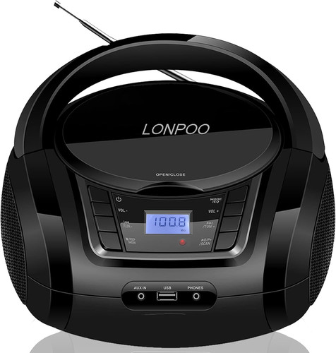 Lettore portatile boombox - cd,