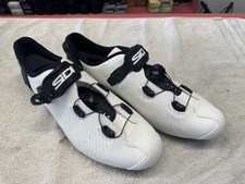 Scarpe da strada Sidi Wire 2S - Uomo, Bianco/Nero, 48