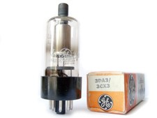 Lampada tubolare 3DA3/3CX3 GE NOS TSF Valvola Valvula Valve ৄ泵洀 真空管 电�管