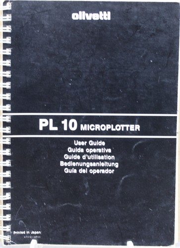Manuale olivetti 10 - manuale, pl