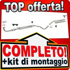 Scarico Completo per FIAT STILO 1.6 16V 103CV 2-Volumi Marmitta