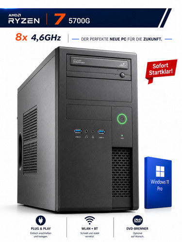 Sistema ryzen 5700g 32gb - ryzen, 7