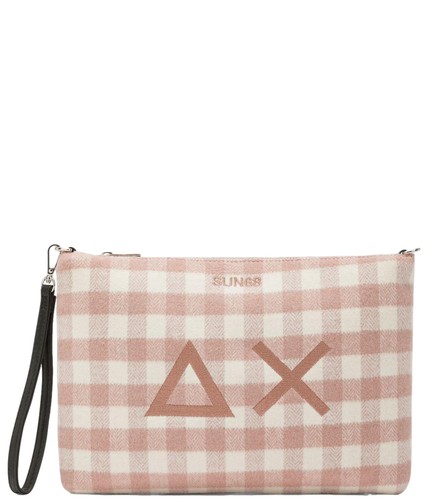Borsa pochette donna tartan - pochette,