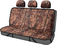 Coprisedili Posteriori per Auto | Impermeabili | Montaggio Semplice | Mimetico C