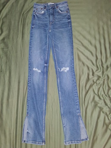 Zara women blue denim - zara, jeans