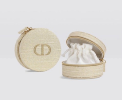 Christian dior gold trousse - dior,