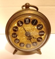 Orologio sveglia da tavolo Globus - anni 60/70 Germania