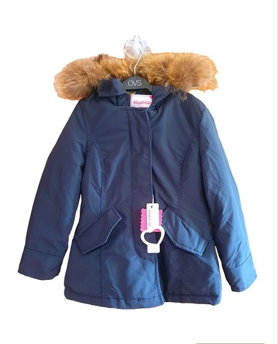 Giubbotto parka blu - giubbotto,