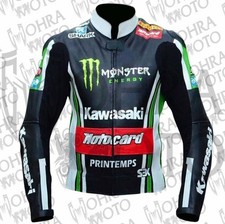 Giacca Moto Pelle Kawasaki