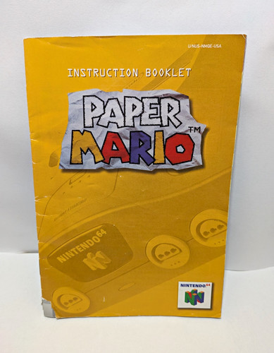 Nintendo paper mario manuale - paper,