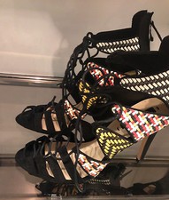 ZARA WOVEN ANKLE BOOT SANDAL