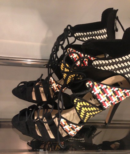 Zara woven ankle - woven, sandal