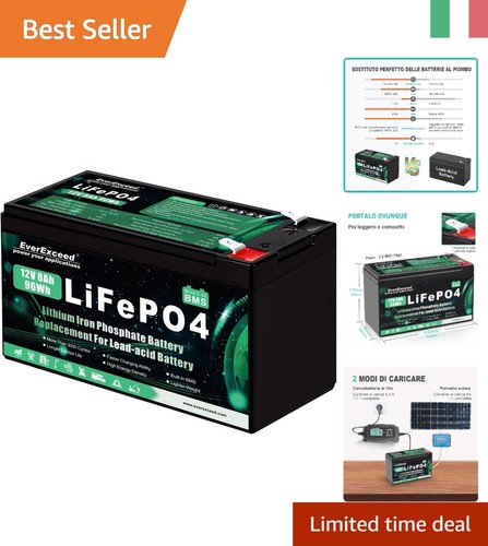 Eccellente batteria litio 12v - eccellente,