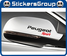 COPPIA ADESIVI SCRITTA PEUGEOT