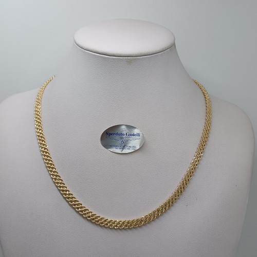 Collana donna maglia fune - da,