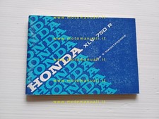 Honda XLV 750 R 1983 manuale