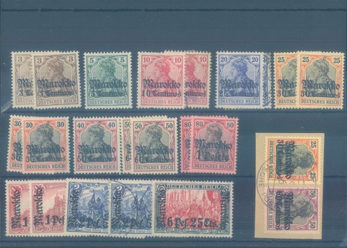 Colonie tedesche marocco - colonie, 1911