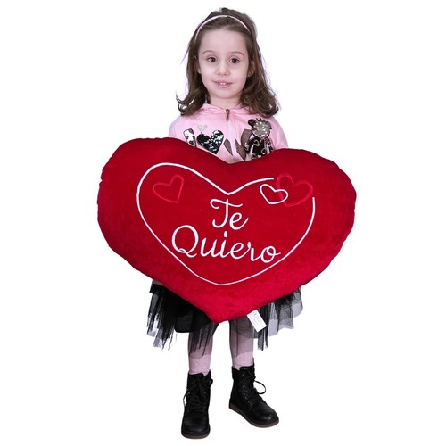 Cuscino peluche cuore - cuscino,