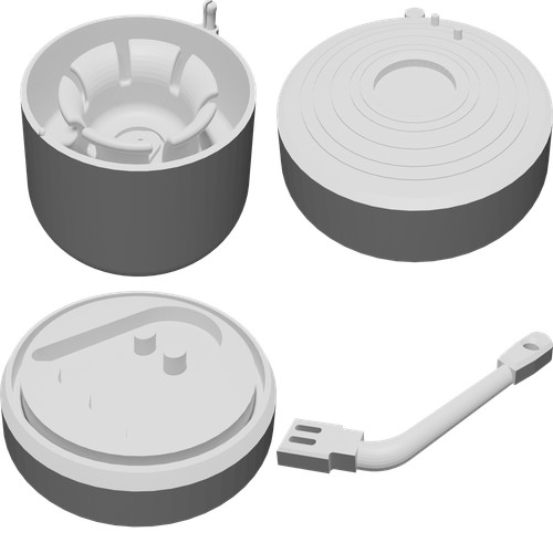 Custodia auricolari disco - custodia,
