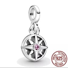 Ciondolo Per Bracciale ME Rosa Dei Venti Argento 925