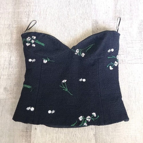 Top senza spalline zara nero - senza,