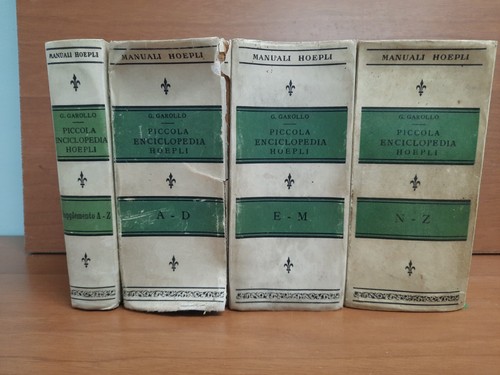 Piccola enciclopedia hoepli - enciclopedia,