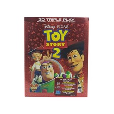 Toy Story 2 Blu Ray 3D Triple Play film animazione Disney Pixar + Slipcase