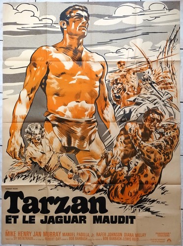 Affiche cinéma film tarzan - affiche,