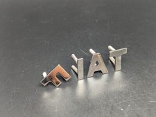 FIAT ABARTH LETTERE LOGO SIGLA EMBLEMA FREGIO STEMMA SCRITTA BADGE TARGA NOME