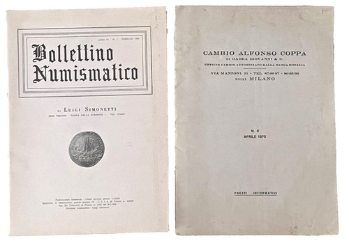 Lotto cataloghi numismatici - lotto, 2