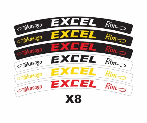 Adesivi per cerchi excel 8pz - per,
