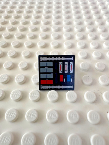 Lego cartello stradale 2x2 - lego,