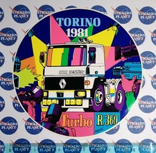 ADESIVO STICKER VINTAGE AUTOCOLLANT AUTO TUNING RENAULT TURBO R360 1981