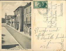 SANTA CROCE DI MAGLIANO, CORSO MAZZINI CON CANE,CAVALLO E  SALONE  - N.48003