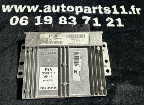 Calculateur moteur peugeot - calculateur,