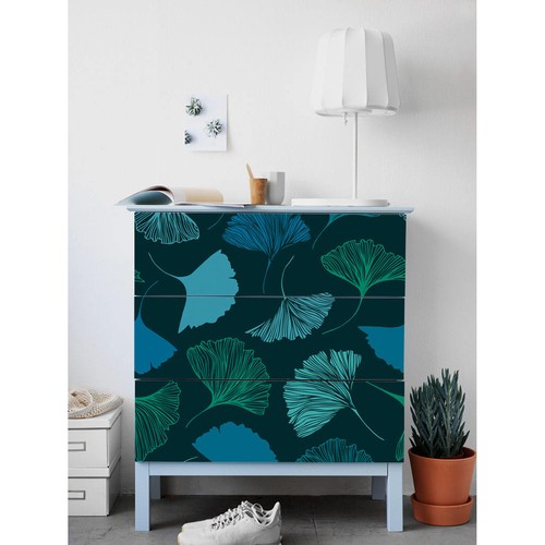 Ikea malm comò turchese - comò, fiori