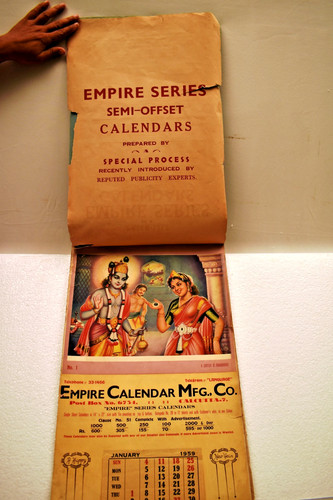 Vintage 1959 empire calendario - 1959,