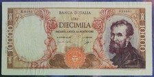 RARA - 10000 LIRE MICHELANGELO