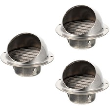  3 PZ Estrattore Ventola Coperchio Parete Esterna Cappa di Scarico Presa per Esterno