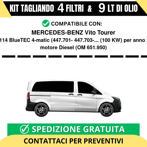 Tagliando per mercedes benz - per, mercedes-benz