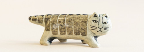 Statuina gatto lisa - lisa, larson