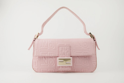 Fendi baguette pelle rosa - in,