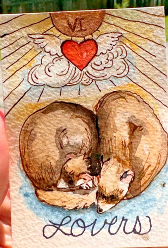 Acquerello originale aceo - acquerello,